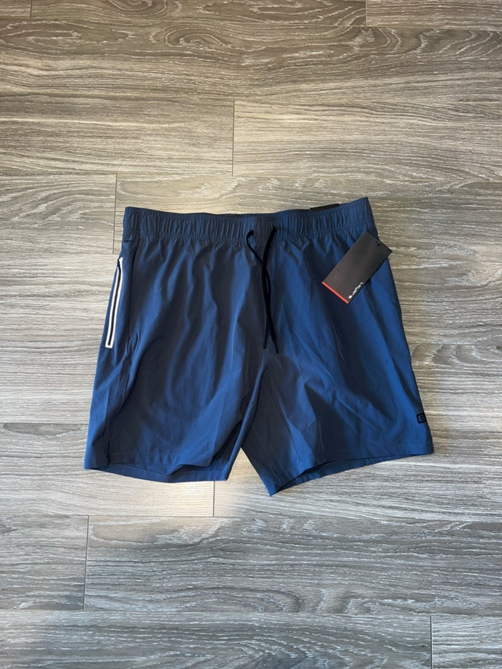 Layer8 Lightweight Navy Athletic Shorts with Elastic Waist